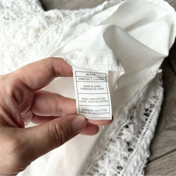 BB Dakota Andree White Lace Dress - Picture 10 of 15